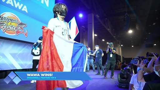 画像ギャラリー No.004のサムネイル画像 / ［EVO2022］「ドラゴンボール ファイターズ」部門優勝はフランスのWawa選手。ワールドツアー優勝に続き，ビッグタイトルを獲得