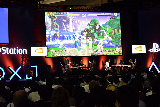 画像ギャラリー No.002のサムネイル画像 / ［TGS 2018］「ドラゴンボール ファイターズ」の日本一武道会を制したのは，かいまーと選手。DBFZの最新情報が一挙発表