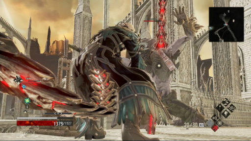 画像ギャラリー No.020のサムネイル画像 / 「CODE VEIN」は多彩な遊びを許容する懐の深さが魅力だ。高難度アクションとして楽しむか，こつこつとレベルを上げてRPG的に楽しむか