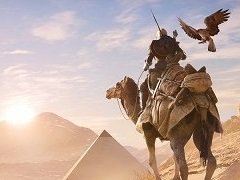［E3 2017］「アサシン クリード オリジンズ」，主人公バエクの勇ましくも軽やかなアクションと，相棒のイーグルによる探索を体験してきた