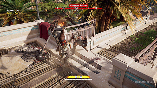 画像ギャラリー No.003のサムネイル画像 / ［gamescom］戦闘システムが一新された「アサシン クリード オリジンズ」プレイレポート。最新作はハクスラ的な成長要素も持つ作品に
