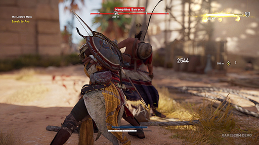 画像ギャラリー No.004のサムネイル画像 / ［gamescom］戦闘システムが一新された「アサシン クリード オリジンズ」プレイレポート。最新作はハクスラ的な成長要素も持つ作品に