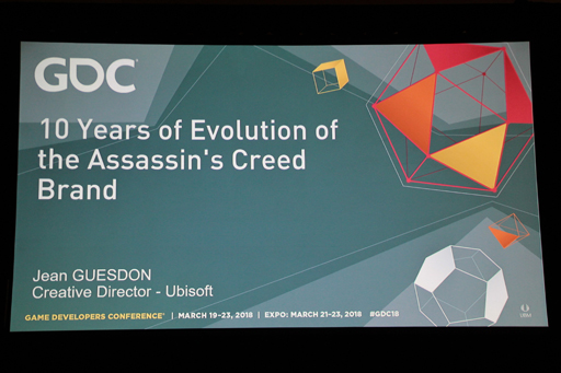 画像ギャラリー No.002のサムネイル画像 / ［GDC 2018］山あり谷ありだった「Assassin's Creed」10年を振り返る