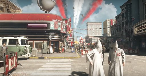 画像ギャラリー No.002のサムネイル画像 / ナチスドイツに占領され，落ちぶれたアメリカの雰囲気が伝わる「Wolfenstein II: The New Colossus」のプロモーション動画が公開