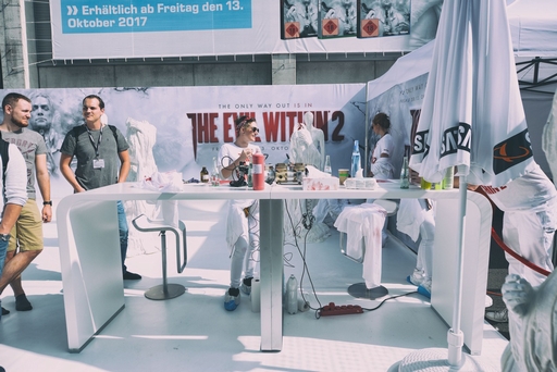 画像ギャラリー No.002のサムネイル画像 / ［gamescom］「サイコブレイク2」はやはり怖かった。「気配アイコン」などお馴染みのシステムも確認できた，チャプター2＆3プレイレポート