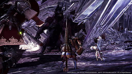 画像ギャラリー No.016のサムネイル画像 / 「MONSTER HUNTER: WORLD」無料アップデート第4弾は8月2日実施。「FFXIV」コラボのベヒーモスや竜騎士武具などの映像が公開