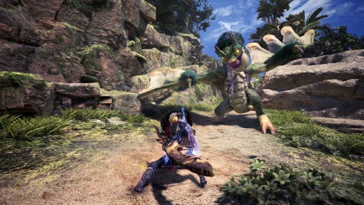 画像ギャラリー No.009のサムネイル画像 / 「MONSTER HUNTER WORLD: ICEBORNE」の新アクション「クラッチクロー」の情報が公開。大剣と刀の新連携アクション動画もお届け