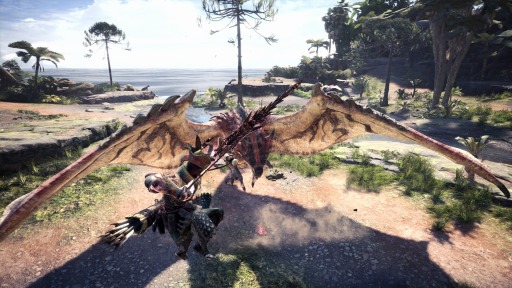 画像ギャラリー No.015のサムネイル画像 / 「MONSTER HUNTER WORLD: ICEBORNE」の新アクション「クラッチクロー」の情報が公開。大剣と刀の新連携アクション動画もお届け