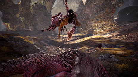 画像ギャラリー No.010のサムネイル画像 / 大型拡張「MONSTER HUNTER WORLD: ICEBORNE」，片手剣と双剣のアクション紹介動画が公開