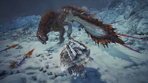 画像ギャラリー No.010のサムネイル画像 / 「MONSTER HUNTER WORLD: ICEBORNE」の序盤インプレッションを動画付きでお届け。新アクションやマスターランク狩猟のポイントを紹介