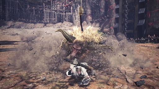 画像ギャラリー No.006のサムネイル画像 / ［TGS 2019］金獅子ラージャンとの激闘を実機プレイムービーでお届け。「MHW: ICEBORNE」の最新アップデートを会場で試遊してきた