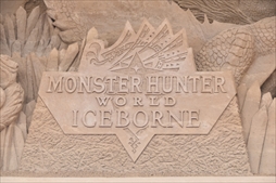 画像ギャラリー No.018のサムネイル画像 / 「MONSTER HUNTER WORLD: ICEBORNE」×鳥取市コラボ,巨大砂像完成お披露目式の模様をお届け。開催中のスタンプラリーも体験してきた