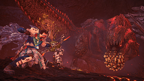 画像ギャラリー No.009のサムネイル画像 / 「MONSTER HUNTER WORLD: ICEBORNE」，「HZD」コラボクエストの続報が公開。ストームスリンガーの強化で強力な特殊弾が使用可能に