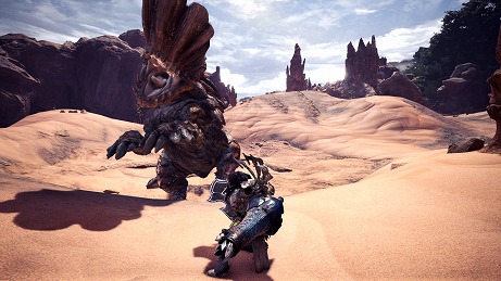 画像ギャラリー No.004のサムネイル画像 / 「MONSTER HUNTER WORLD: ICEBORNE」，ランスとガンランスに追加される新アクションの紹介動画が公開