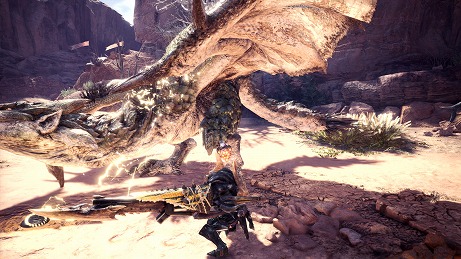 画像ギャラリー No.006のサムネイル画像 / 「MONSTER HUNTER WORLD: ICEBORNE」，ランスとガンランスに追加される新アクションの紹介動画が公開