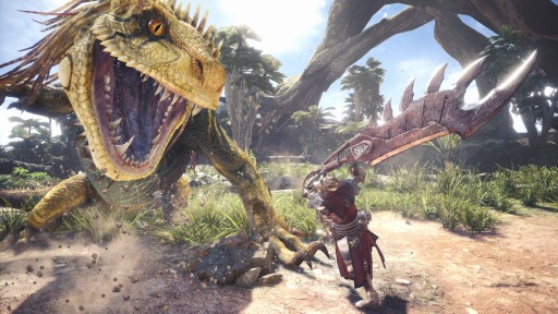 画像ギャラリー No.002のサムネイル画像 / PC版「MONSTER HUNTER WORLD」，防具「防衛隊α」シリーズ＆全14種の「防衛隊派生」武器が実装に。カムバックキャンペーンもスタート