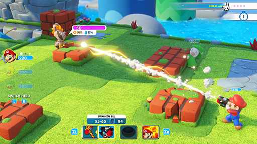 画像ギャラリー No.002のサムネイル画像 / マリオとラビッツがまさかのコラボを果たした「Mario + Rabbids Kingdom Battle」の最新プレイムービーが公開