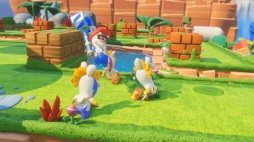画像ギャラリー No.010のサムネイル画像 / 2018年1月18日発売「マリオ＋ラビッツ キングダムバトル」のバトルシステムとキャラクターの特徴を紹介