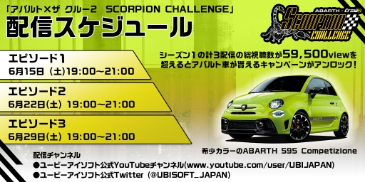 画像ギャラリー No.010のサムネイル画像 / 「ザ クルー2」のeスポーツ大会「SCORPION CHALLENGE」,出場者&出演タレントが発表に