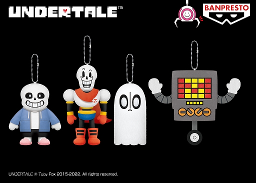 画像ギャラリー No.002のサムネイル画像 / 「UNDERTALE」のアミューズメント専用景品が8月18日より順次登場。サンズやパピルスたちがアクリルプレートやぬいぐるみ，クッションに