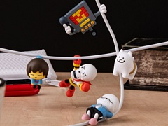 「UNDERTALE」のサンズやパピルス，ニンゲン，メタトン，うざいイヌのケーブルマスコットがガシャポンで登場。3月5日に予約販売開始