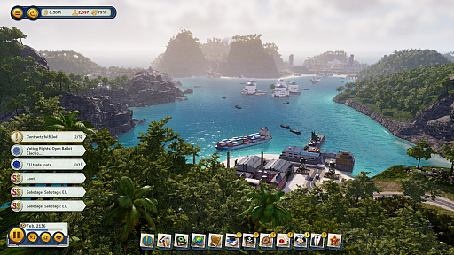 画像ギャラリー No.006のサムネイル画像 / 「Tropico 6」がついにリリース。なにかと厳しい国際社会の波にもまれつつ，独裁国家の生き残りを図るのだ