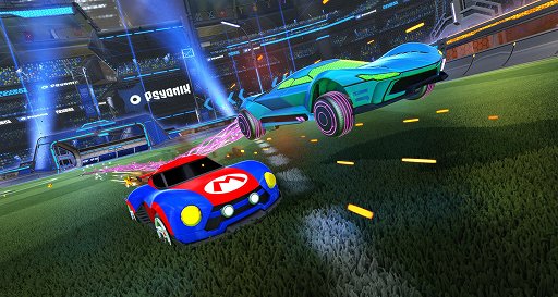 画像ギャラリー No.001のサムネイル画像 / 「ロケットリーグ」のNintendo Switch版が，海外で11月14日に配信。マリオやサムスをイメージした車も登場