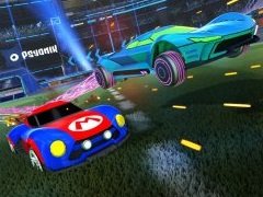 「ロケットリーグ」のNintendo Switch版が，海外で11月14日に配信。マリオやサムスをイメージした車も登場