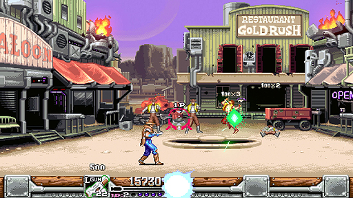 画像ギャラリー No.004のサムネイル画像 / SFC「WILD GUNS」と同じ開発スタッフによるセルフリメイク。「WILD GUNS Reloaded」の配信が，Steamで本日スタート