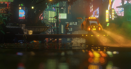 画像ギャラリー No.002のサムネイル画像 / サイバーパンクアドベンチャー「The Last Night」，開発は順調だが資金繰りに難航していることが明らかに