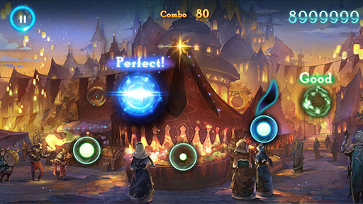 画像ギャラリー No.004のサムネイル画像 / スマホ向けリズムアクション「Lethe」Android版がサービス開始。iOS版はクエストの難度調整など,機能改善を図るアップデートを実施