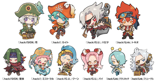 画像ギャラリー No.002のサムネイル画像 / 「.hack」新グッズ“細川誠一郎&ヒガシ描き下ろし,パイレーツ衣装”が登場