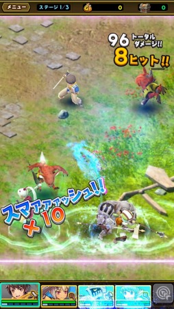画像ギャラリー No.001のサムネイル画像 / 【PR】フリック操作で爽快なぶっ飛びアクション。gumiの新作アプリ「スマッシュ&マジック」のインプレッションとプレイのコツをお届け