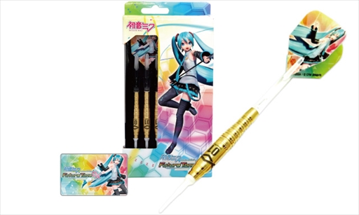 画像ギャラリー No.001のサムネイル画像 / 「初音ミク Project DIVA Future Tone DX」のコラボダーツが登場。3月9日に発売