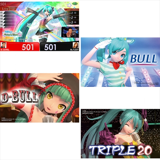 画像ギャラリー No.006のサムネイル画像 / 「初音ミク Project DIVA Future Tone DX」のコラボダーツが登場。3月9日に発売