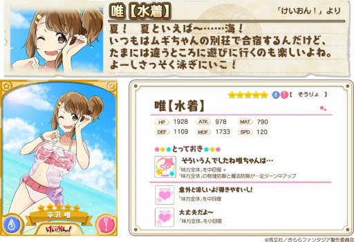 画像ギャラリー No.002のサムネイル画像 / 「きららファンタジア」，2019水着キャラクター召喚・第3弾が8月8日にスタート