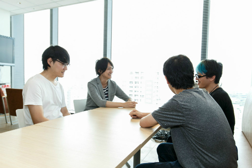 画像ギャラリー No.008のサムネイル画像 / 「スクメロ」の特別企画“はじめての会社訪問！”を4Gamerが密着取材。アプリコット・レグルスの5名が，スクエニの松田社長にはじめてを要求？