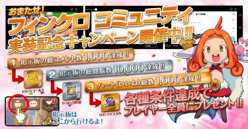 画像ギャラリー No.004のサムネイル画像 / 「フィンガーナイツクロス」，ゲーム内コミュニティツールが実装。記念キャンペーンを実施