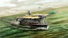 画像ギャラリー No.020のサムネイル画像 / 本格海戦ゲーム「蒼焔の艦隊」にて「ゴジラ」とのコラボ実施決定。対ゴジラを想定した兵装のコラボ艦艇が参戦