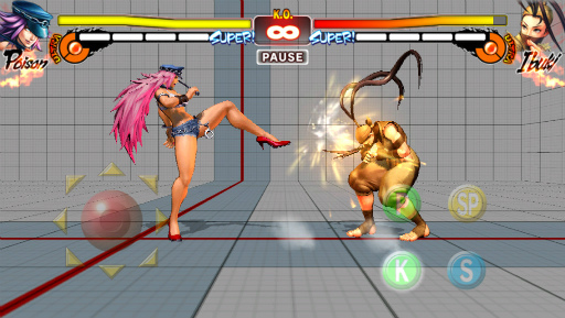 画像ギャラリー No.012のサムネイル画像 / スマホで遊ぶ格ゲー「ストリートファイターIV チャンピオンエディション」の特徴とは？　スムーズなバーチャルパッド操作の鉄則も伝授