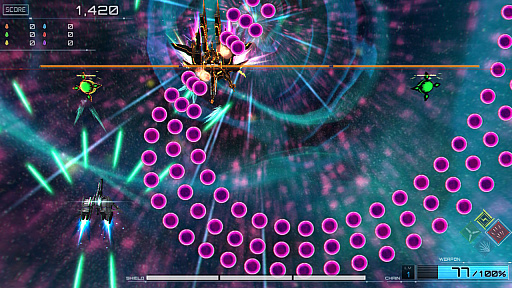 画像ギャラリー No.015のサムネイル画像 / シンプルで奥深いシューティング「RXN -雷神-」独占プレイレポート。テンポよく遊べ，Nintendo Switchとの相性も抜群