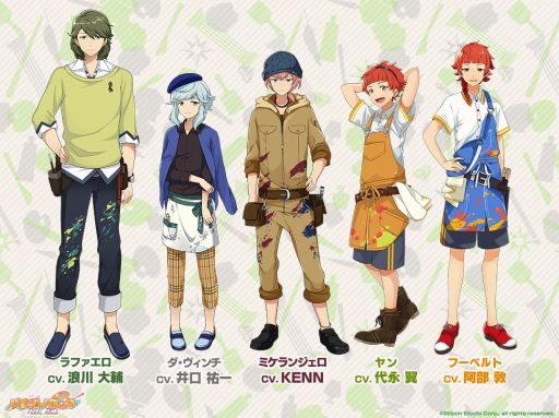 画像ギャラリー No.001のサムネイル画像 / 「パレットパレード」,「ルネサンス」所属キャラクターの新衣装「作業着」が公開