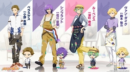 画像ギャラリー No.010のサムネイル画像 / 「パレパレ」，“バロック”に所属する4人のセクションイラストと新ボイスサンプルが公開