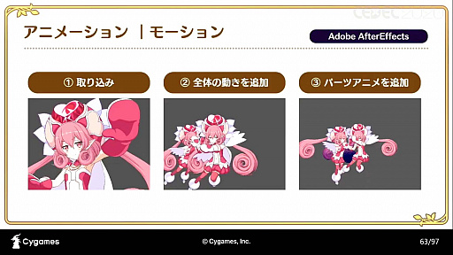 画像ギャラリー No.025のサムネイル画像 / ［CEDEC 2020］「プリンセスコネクトRe:Diveが目指した，アニメRPGとしてのゲーム演出制作事例」聴講レポート。アニメとゲームの演出を融合したカットインアニメとは