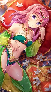 画像ギャラリー No.004のサムネイル画像 / 「ぱすてるメモリーズ」，来島 怜の★4＋が登場する“アラビアダンサーガチャ”を開催