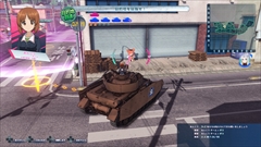 画像ギャラリー No.013のサムネイル画像 / 「ガールズ＆パンツァー ドリームタンクマッチ」の争奪戦モードや戦車アクションを紹介。戦車でドリフトやジャンプ，ナポリターンなどが可能