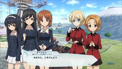 画像ギャラリー No.021のサムネイル画像 / 「ガールズ＆パンツァー ドリームタンクマッチ」の争奪戦モードや戦車アクションを紹介。戦車でドリフトやジャンプ，ナポリターンなどが可能