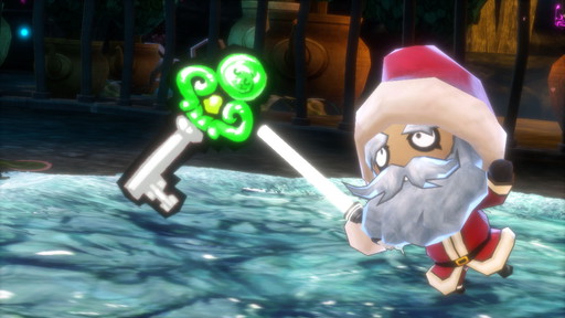 画像ギャラリー No.003のサムネイル画像 / 「ハッピーダンジョン」のクリスマスイベントで暴走トナカイが登場