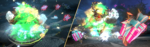画像ギャラリー No.005のサムネイル画像 / 「ハッピーダンジョン」のクリスマスイベントで暴走トナカイが登場
