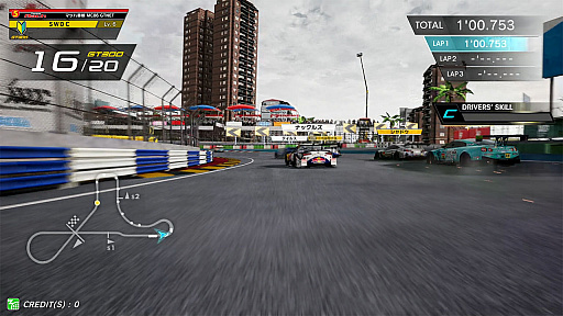 画像ギャラリー No.006のサムネイル画像 / 「SEGA World Drivers Championship」が3月14日に稼働開始。モータースポーツ「SUPER GT」公式のレースゲームで,多人数オンライン対戦も